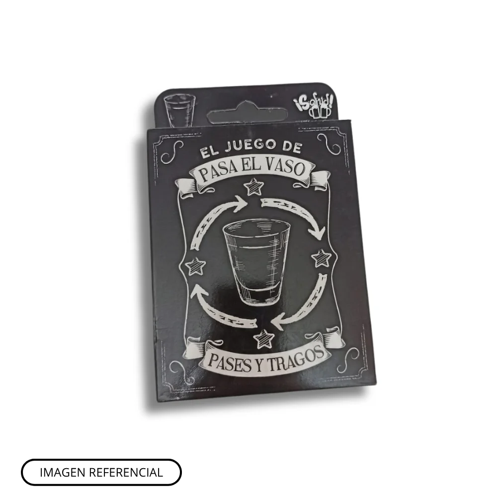 2 (18) Juego de Cartas Pasa el Vaso Genérico - Imagen 1