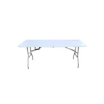 Mesa Maleta Plegable 180 cm x 75 cm Blanca - Imagen 3
